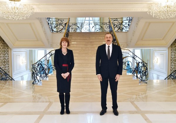 Prezident Vendi Mortonu qəbul etdi - Foto