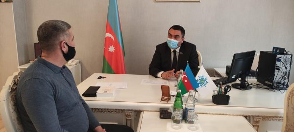 Müşfiq Məmmədli Sumqayıtda seçiciləri qəbul edib - FOTOLAR