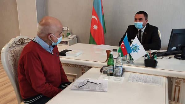Müşfiq Məmmədli Sumqayıtda seçiciləri qəbul edib - FOTOLAR