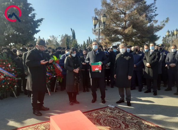 Uşaq evində böyüyən şəhid dəfn olundu - Fotolar 