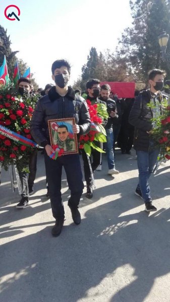 Uşaq evində böyüyən şəhid dəfn olundu - Fotolar 