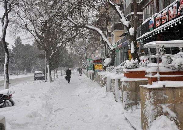 Qarlı Sumqayıtdan FOTOLAR