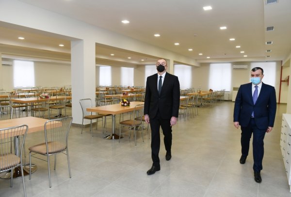 Prezident Şağan Reabilitasiya Pansionatının açılışını etdi
