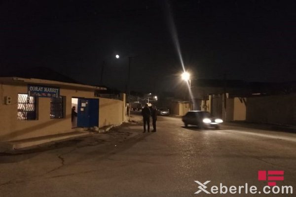 Sumqayıtda marketdən oğurluq edilib - FOTO