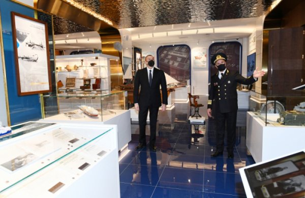 Prezident yeni inzibati binanın açılışında - FOTOLAR+YENİLƏNİB