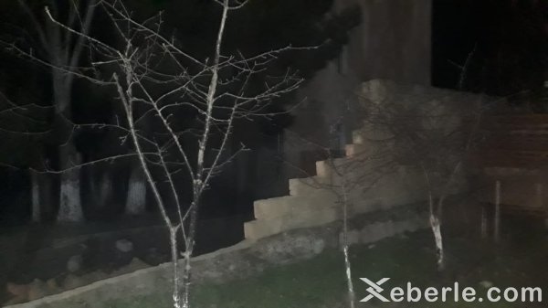 Sumqayıtda liseyin hasarı uçdu - FOTOLAR
