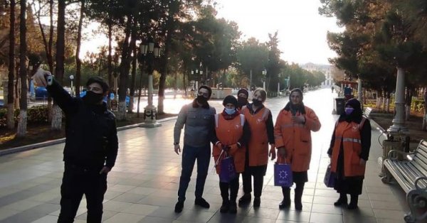 Sumqayıtlı gənclərdən maraqlı “8 mart” təşəbbüsü – FOTOLAR