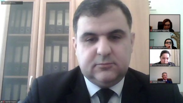 SDU-da “Nizami Gəncəvi yaradıcılığında intibah ideyaları və qadın obrazları” mövzusunda onlayn formatda bədii tədbir keçirildi - FOTOLAR