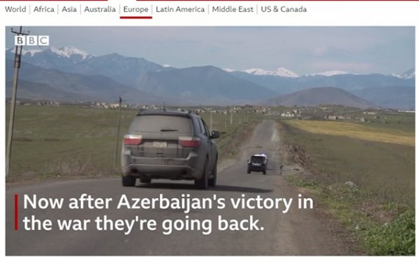 BBC işğaldan azad olunmuş ərazilərimizdən süjet hazırladı - FOTOLAR BBC işğaldan azad olunmuş ərazilərimizdən süjet hazırladı - FOTOLAR