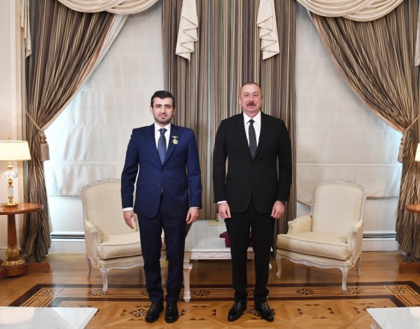 İlham Əliyev Selçuk Bayraktarı qəbul etdi - Fotolar