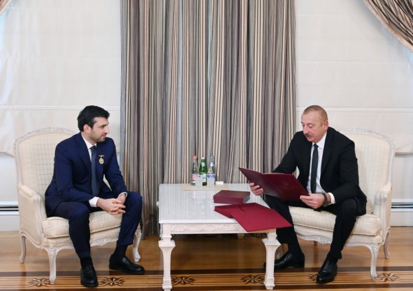 İlham Əliyev Selçuk Bayraktarı qəbul etdi - Fotolar