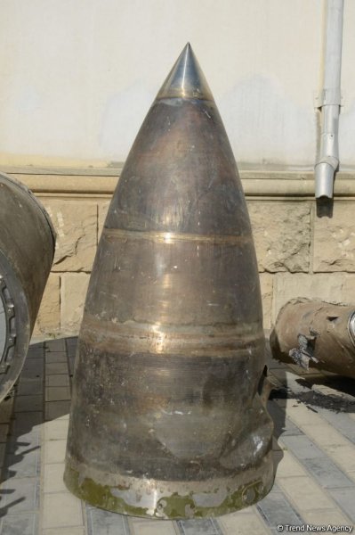 Ermənistanın atdığı “İskəndər”in qalıqları Bakıda - Fotolar