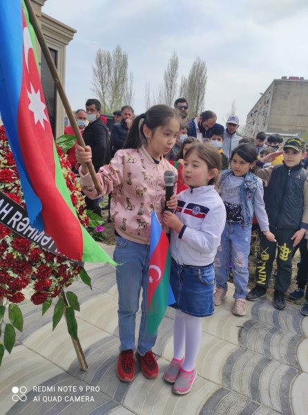 Sumqayıtda şəhid polkovnik -leytenantın abidəsi açılıb - FOTO