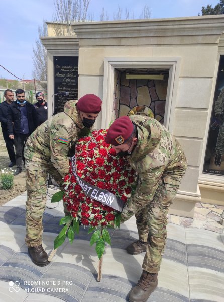 Sumqayıtda şəhid polkovnik -leytenantın abidəsi açılıb - FOTO