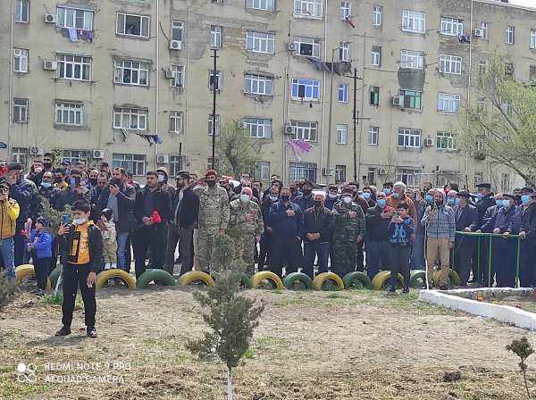 Sumqayıtda şəhid polkovnik -leytenantın abidəsi açılıb - FOTO