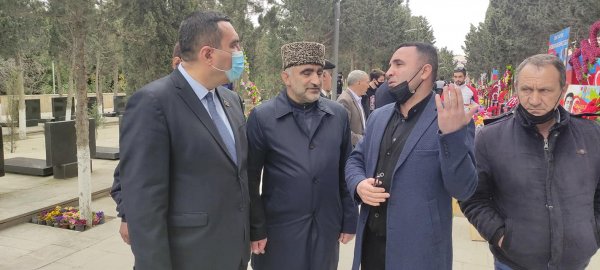 Sumqayıtda şəhidin xatirəsi yad edilib - FOTO