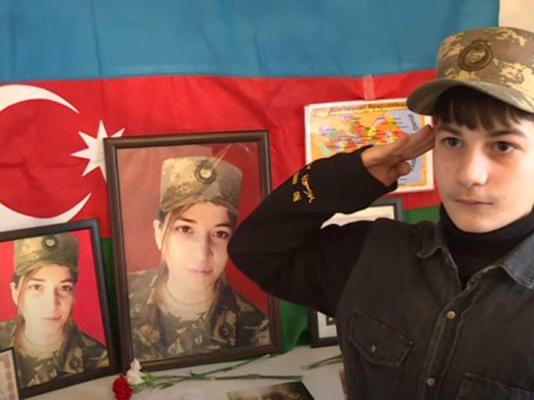 Yeganə qadın şəhidimizin doğulduğu gündür -FOTOLAR
