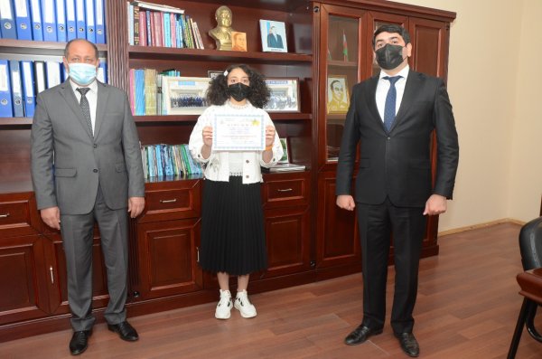 Qubadlı məktəbliləri mükafatlandırıldı -FOTOLAR