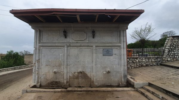 Şuşadakı Mamay bulağı öz tarixi görkəminə qaytarılır - Fotolar
