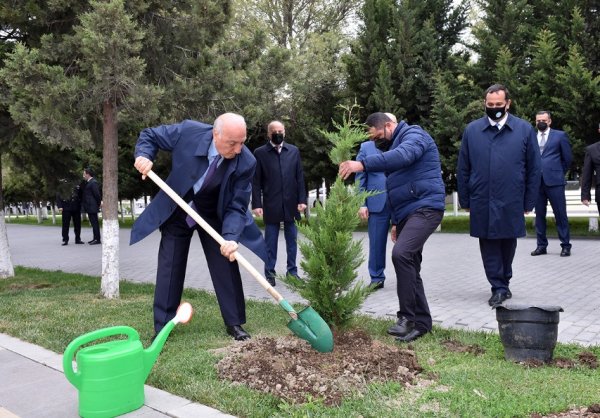 Sumqayıtda ulu öndər Heydər Əliyevin xatirəsi anılıb – FOTOLAR