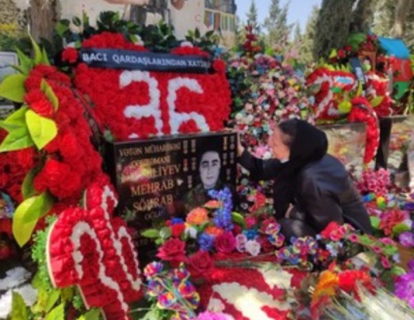 Sumqayıtda Vətən müharibəsi qəhrəmanı Mehrab Niftəliyevin xatirəsi yad edilib -FOTOLAR