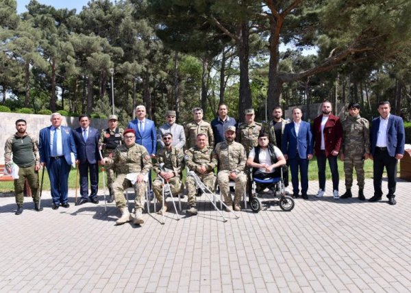 Sumqayıtda qazilər üçün bayram süfrəsi təşkil edilib -FOTOLAR