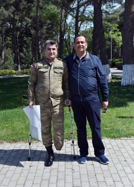 Sumqayıtda qazilər üçün bayram süfrəsi təşkil edilib -FOTOLAR