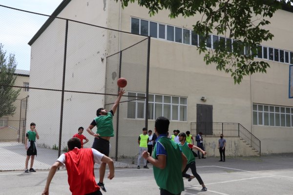 Sumqayıtda könüllü gənclər arasında 3*3 Basketbol yarışı keçirildi - FOTOLAR
