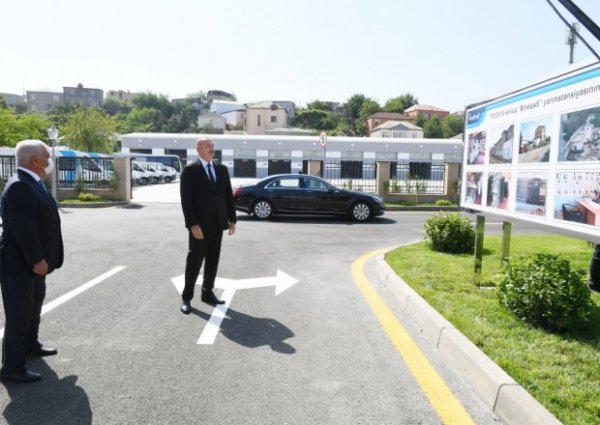 İlham Əliyev “Binəqədi” yarımstansiyasının açılışında - FOTOLAR