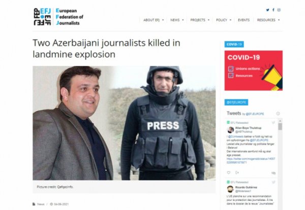 Hikmət Hacıyevdən şəhid jurnalistlərlə bağlı PAYLAŞIM - FOTO