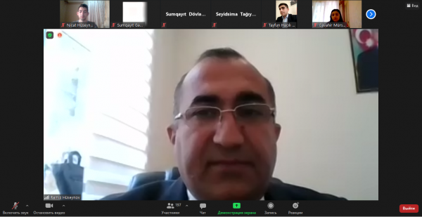 YAP Sumqayıt şəhər təşkilatı onlayn elmi-praktik konfrans keçirib -FOTO