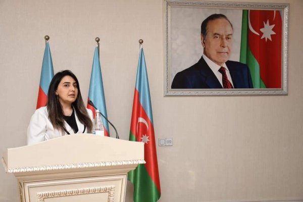 Sumqayıtda şəhidin xatirəsinə həsr olunmuş kitabın təqdimatı keçirilib - FOTOLAR