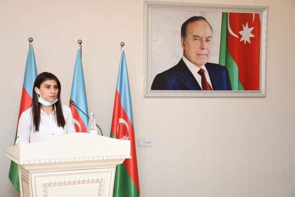 Sumqayıtda şəhidin xatirəsinə həsr olunmuş kitabın təqdimatı keçirilib - FOTOLAR