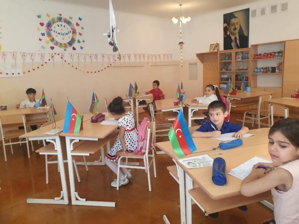 Sumqayıt məktəblərində  “Yay məktəbi” nə start verildi: açıq havada dərs keçdilər - FOTOLAR