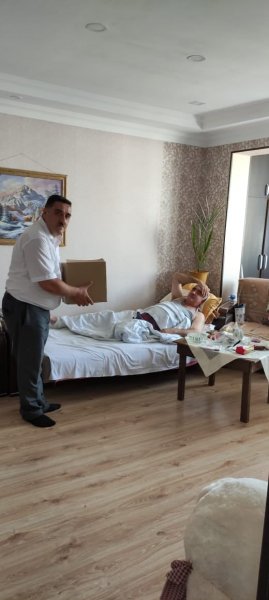 Sumqayıtda qazilər ziyarət olunub - FOTOLAR