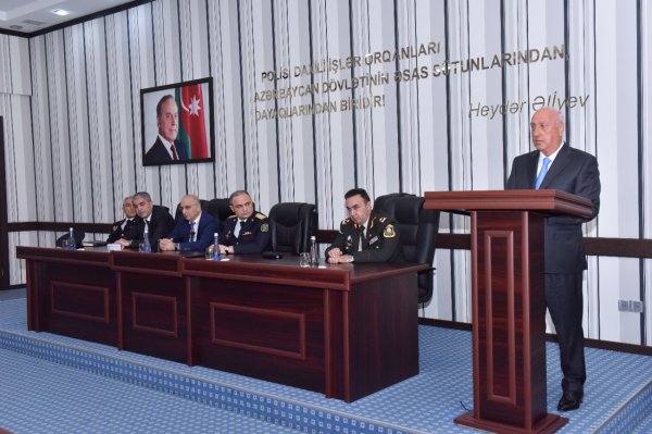 Sumqayıtda polis işçilərinin peşə bayramı qeyd olunub - FOTOLAR