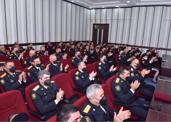 Sumqayıtda polis işçilərinin peşə bayramı qeyd olunub - FOTOLAR