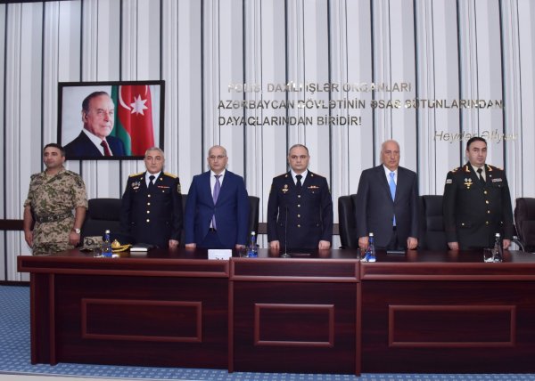 Sumqayıtda polis işçilərinin peşə bayramı qeyd olunub - FOTOLAR