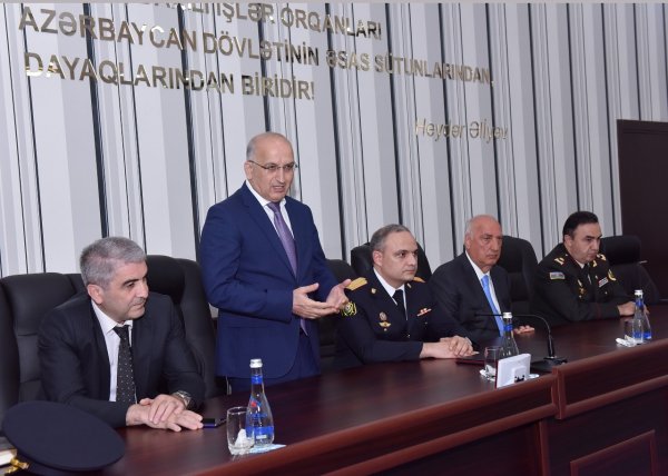 Sumqayıtda polis işçilərinin peşə bayramı qeyd olunub - FOTOLAR