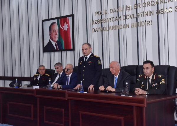 Sumqayıtda polis işçilərinin peşə bayramı qeyd olunub - FOTOLAR