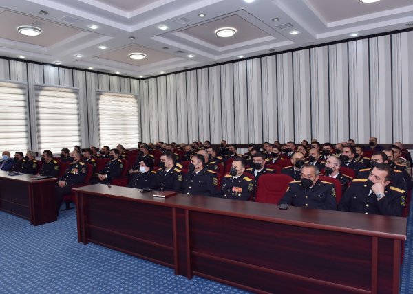 Sumqayıtda polis işçilərinin peşə bayramı qeyd olunub - FOTOLAR