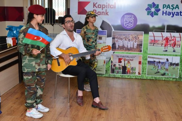 Sumqayıt məktəbliləri üçün keçirilən "Yay Futbol Düşərgəsi" layihəsinin birinci mərhələsi başa çatıb - FOTOLAR