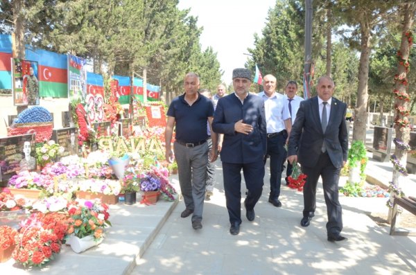 Sumqayıtda şəhid Ülvi Məhərrəmovun xatirəsi anılıb - FOTO
