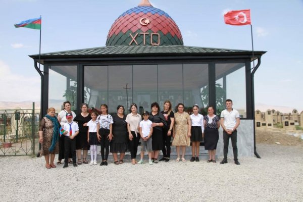 Şəhidlərin məzari ziyarət olunub -FOTO
