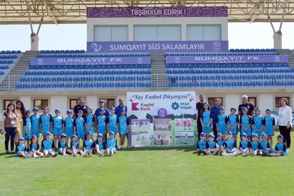 Sumqayıtda “Yay Futbol Düşərgə” si başa çatdı - VİDEO (FOTOLAR)