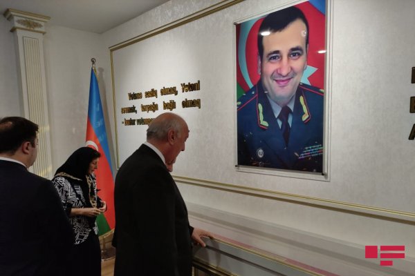 Sumqayıtda Milli Qəhrəman Polad Həşimovun büstünün və xatirə muzeyinin açılışı olub - FOTO