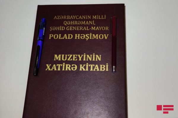 Sumqayıtda Milli Qəhrəman Polad Həşimovun büstünün və xatirə muzeyinin açılışı olub - FOTO