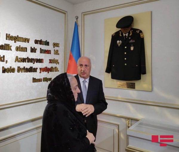Sumqayıtda Milli Qəhrəman Polad Həşimovun büstünün və xatirə muzeyinin açılışı olub - FOTO