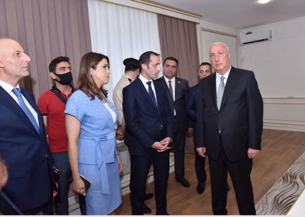 Sumqayıtda Milli Qəhrəman Polad Həşimovun büstünün və xatirə muzeyinin açılışı olub - FOTO