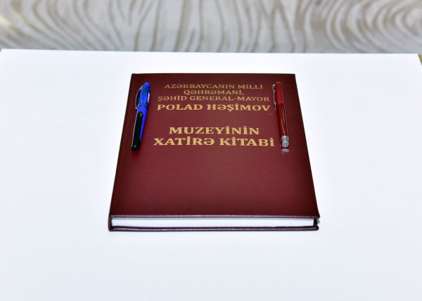 Sumqayıtda Milli Qəhrəman Polad Həşimovun büstünün və xatirə muzeyinin açılışı olub - FOTO